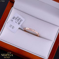 Rose gold women's ring #70084
