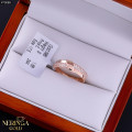 Rose gold women's ring #70088