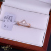 Rose gold women's ring #65003