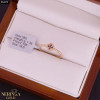 Rose gold women's ring #64878