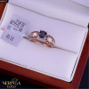 Rose gold women's ring #64957