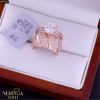 Rose gold women's ring #64965