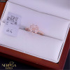 Rose gold women's ring #64969