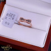 Rose gold women's ring #64974