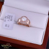 Rose gold women's ring #65014