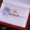 Rose gold women's ring #65007
