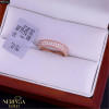 Rose gold women's ring #65011