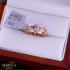 Rose gold women's ring #65025