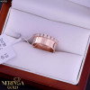 Rose gold women's ring #64909