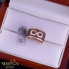 Rose gold women's ring #64950