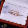 Rose gold women's ring #65148