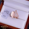 Rose gold women's ring #65037
