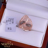 Rose gold women's ring #65035