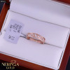 Rose gold women's ring #65077