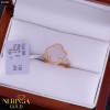Rose gold women's ring #65086