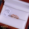 Rose gold women's ring #65067