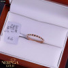 Rose gold women's ring #65062