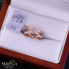 Rose gold women's ring #65150