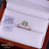 Rose gold women's ring #65088