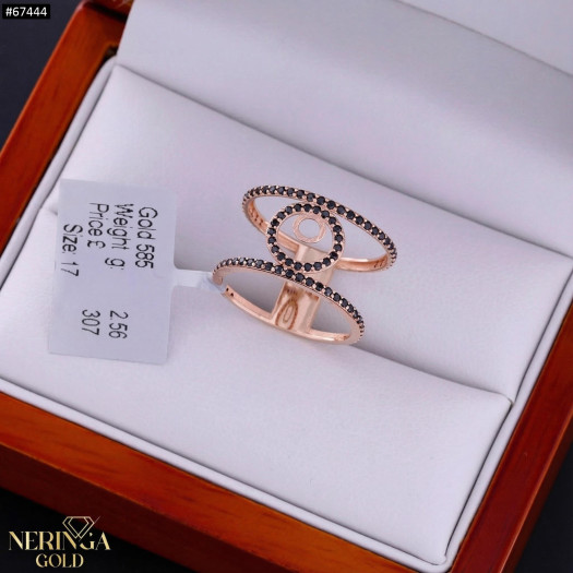 Rose gold women's ring #67444