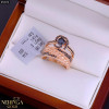 Rose gold women's ring #59978