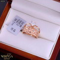 Rose gold women's ring #60006