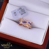 Rose gold women's ring #65152