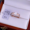 Rose gold women's ring #65220