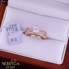 Rose gold women's ring #65249