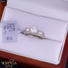 White gold women's ring #65243