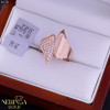 Rose gold women's ring #65160