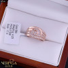 Rose gold women's ring #65231
