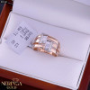 Rose gold women's ring #65167