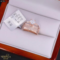 Rose gold women's ring #67365