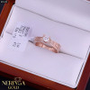 Rose gold women's ring #65259