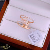 Rose gold women's ring #60026