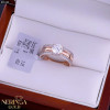 Rose gold women's ring #65166