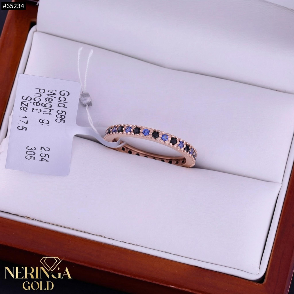 Rose gold women's ring #65234