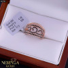 Rose gold women's ring #65265