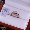 Rose gold women's ring #65181