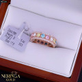 Rose gold women's ring #65156