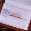 Rose gold women's ring #65176