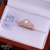 Rose gold women's ring #65171