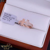 Rose gold women's ring #65216