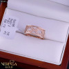 Rose gold women's ring #65245