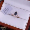 Rose gold women's ring #65209