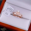 Rose gold women's ring #67240