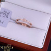 Rose gold women's ring #65386