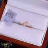 Rose gold women's ring #65287