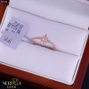 Rose gold women's ring #65338